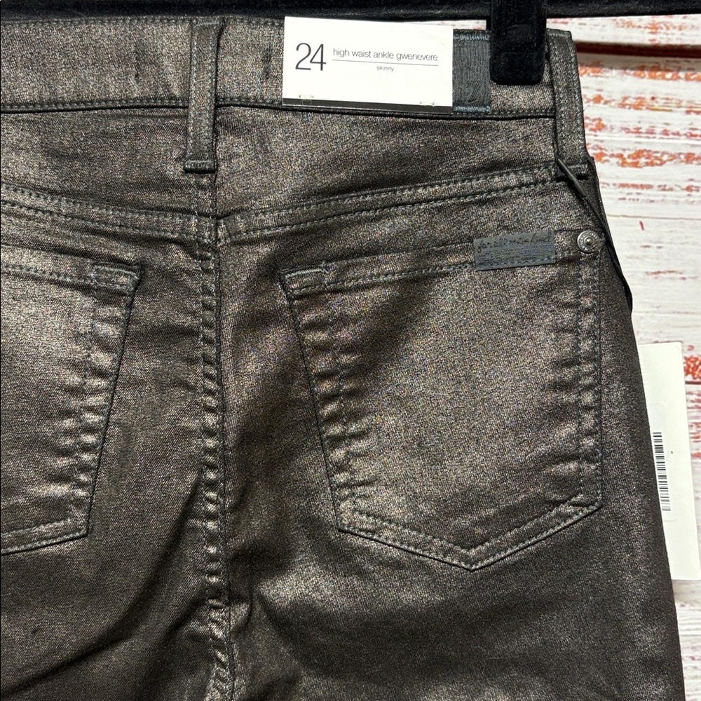 7 for All Mankind High Waist Gwenevere Skinny Ankle Pants